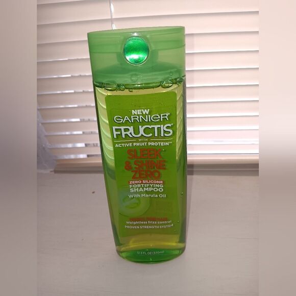 Garnier Fructis Sleek & Shine Zero Fortifying Shampoo with Marula Oil 12.5oz - Picture 1 of 7